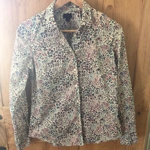J Crew Liberty Shepherdly Button Down Shirt